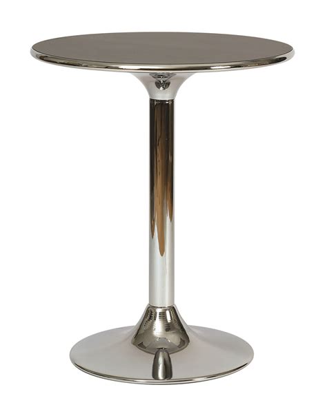 Raven Dining Height Table Chrome Base Risbys