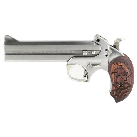 Bond Arms The Texan Derringer 410 Or 45lc 6 Rosewood Grips 2rds 702 Labs