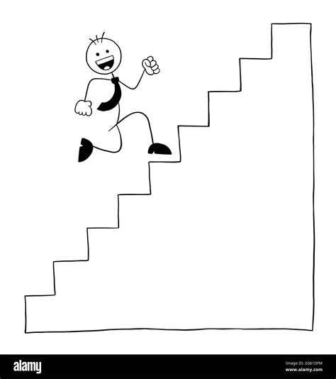 Up Stairs Clipart Black And White