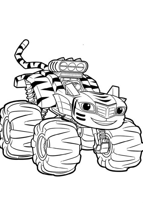 Shark Monster Truck Coloring Page Coloring Pages