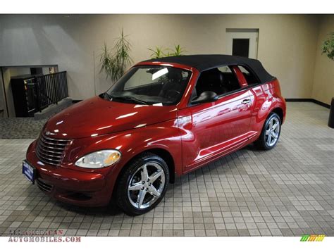 2005 Chrysler Pt Cruiser Gt Convertible In Inferno Red Crystal Pearl