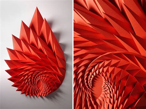 The Colorful Paper Sculptures Of Matt Shlian