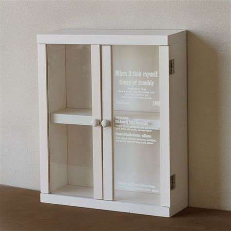 Toggle submenu for the キッズ deparment. ミニガラスキャビネット ホワイト チェスト・キャビネット ...