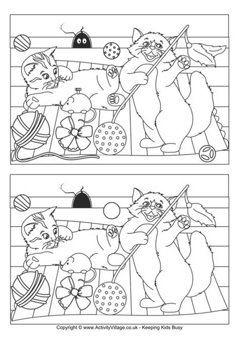 Free Find The Difference Games Printables Printable Templates