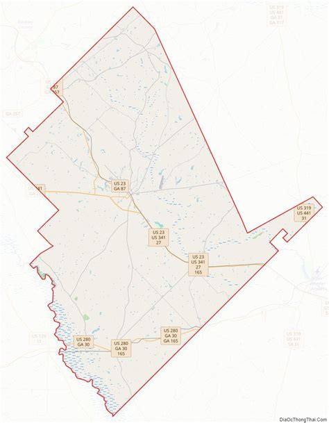 Map Of Dodge County Georgia Thong Thai Real Estate