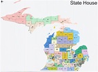 Michigan State House Of Representatives District Map | Michigan Map
