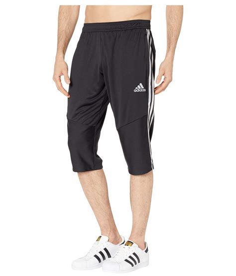 Adidas Mens Tiro 19 34 Soccer Pants Blackreflective Silver Xx