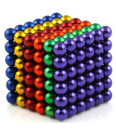 Buy 5mm Magnetic Ball 216 Nos Set For Kids Office Stress Relief