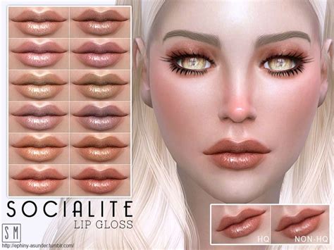 A Gentle Every Day Lip Gloss Found In Tsr Category Sims 4 Female Lipstick Lip Color Makeup