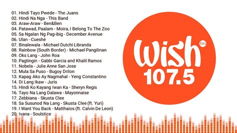 Best Of Wish 1075 Top Songs 2023 Complete And Updated Greatest Hits