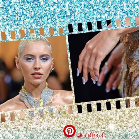 Iris Laws Matching Dior Eyeshadow And Manicure At The 2022 Met Gala In