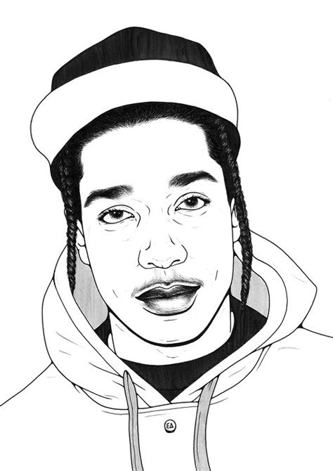 How To Draw Asap Rocky Step By Step At Drawing Tutorials