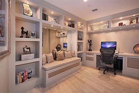 Home Office With Built Ins Cozy Home Office Built In Desk Home