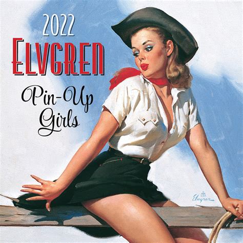 pin up girls artwork by gil elvgren 2022 calendar military issue the 1 source for high