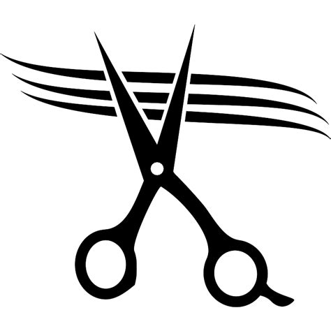 Scissors Cutting Hair Vector Svg Icon Svg Repo