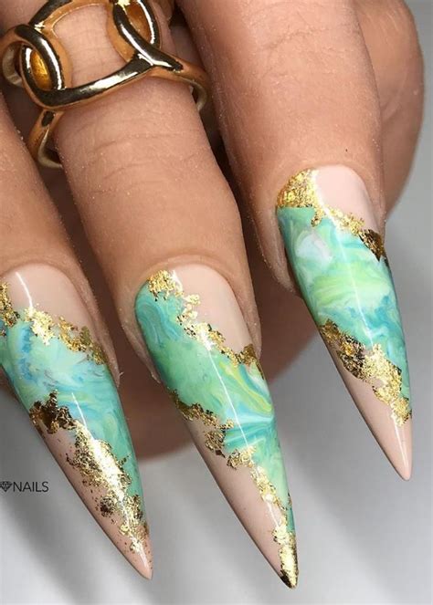 Special Stiletto Nails Art Designs Idea For Spring And Summer In Lily Fashion Style