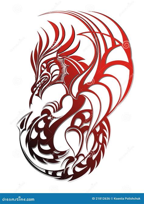 Red Dragon Tattoo Designs