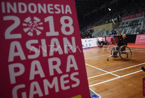 Test Event Bulu Tangkis Para Games Antara Foto