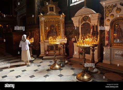 Saint Volodymyr S Cathedral Kiev Ukraine Europe Stock Photo Alamy