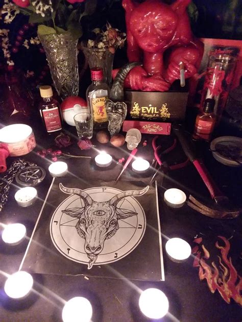 Belials Altar Belial Occult Demons Satan Black Magic Witchcraft