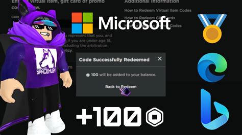 How To Get Free Robux With Microsoft Rewards 🤑 Youtube