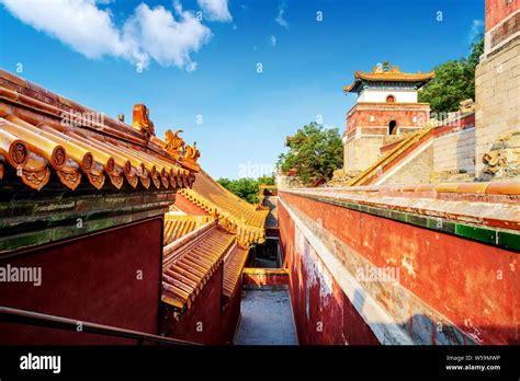 Ancient Buildings Of The Summer Palace In Beijing China Unesco World