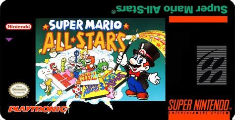 Super Nintendo Labels Super Mario All Stars Super Nintendo