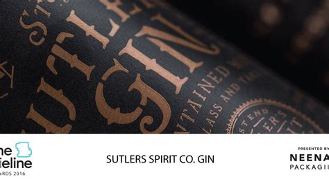 The Dieline Awards 2016 Outstanding Achievements Sutlers Spirit Co