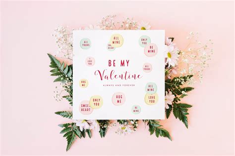 Be My Valentine Card Etsy