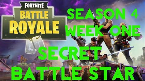 Fortnite Battle Royale Season 4 Week 1 Blockbuster Secret Battle