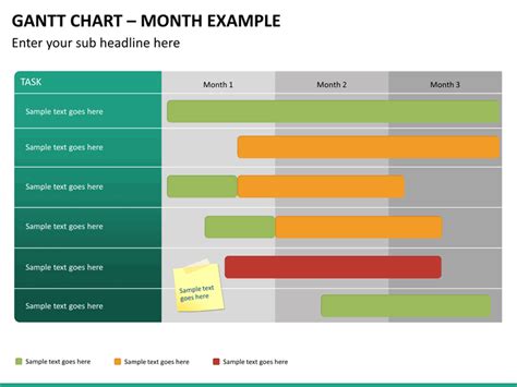 Gantt Chart Powerpoint Template Sketchbubble