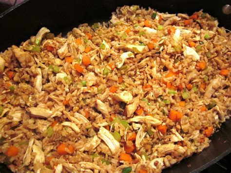 Place a baking rack on a baking sheet and then set up the flour and egg mixture next to it. Heather's Healthy Journey: Healthy Chicken Fried Rice