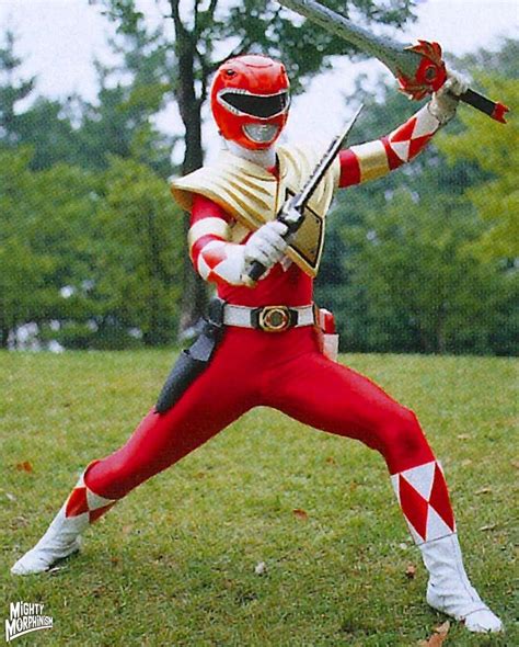Red Ranger With Dragon Shield Power Rangers Cosplay Power Rangers