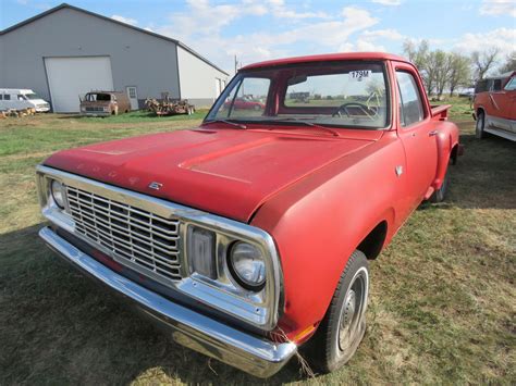 Lot 179m 1975 Dodge D100 Pickup Vanderbrink Auctions