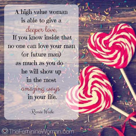 A High Value Woman Is Able To Give A Deeper Love If You Know Inside