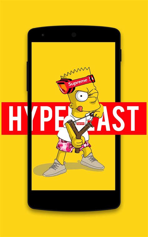 Iphone hypebeast supreme bart wallpaper. Wallpaper Supreme Bart Simpson Hypebeast - PetsWall
