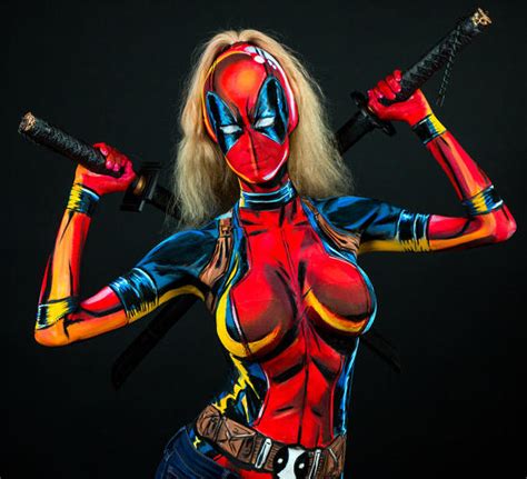This Bodypaint Artist Is Taking Superhero Cosplay To Intricate New Levels Co Create