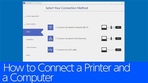 How To Connect A Printer And A Computer Youtube