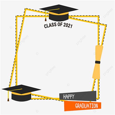 Graduación Con Forma De Marco Vectorial Png Dibujos Graduación