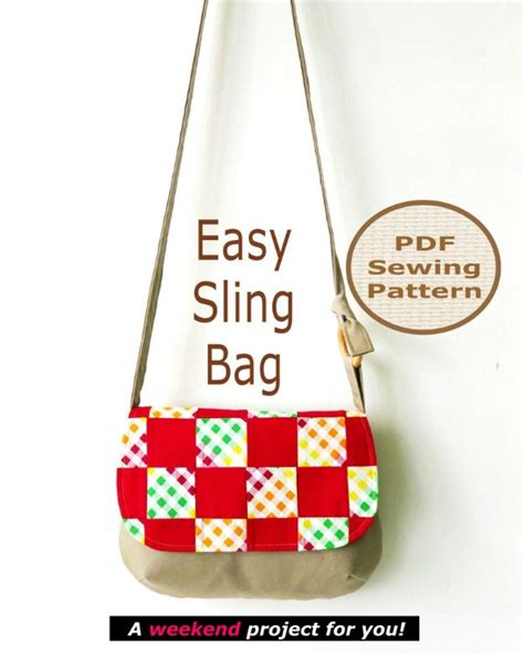 Easy Beginner Sling Bag Sewing Pattern Sew Modern Bags