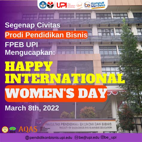 Happy International Womens Day Business Education