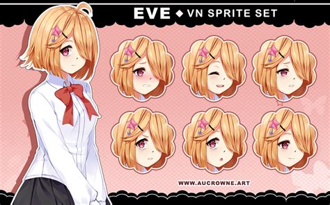 Visual Novel Sprite Set Eve Aulyss S Ko Fi Shop Ko Fi Where