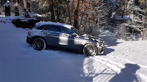 Mercedes Glc 350d 4matic In The Snow Youtube
