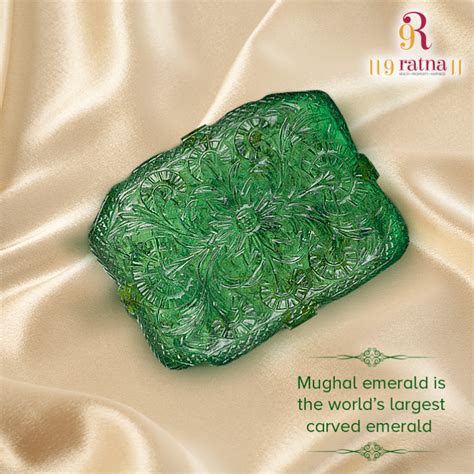 One Of The Largest Emeralds Discovered Is The Mogul Emerald Weighing