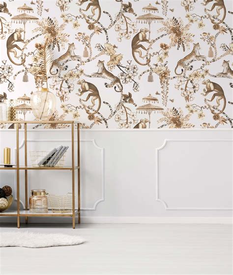 Chinoiserie Gold Wallpaper Grafico Group