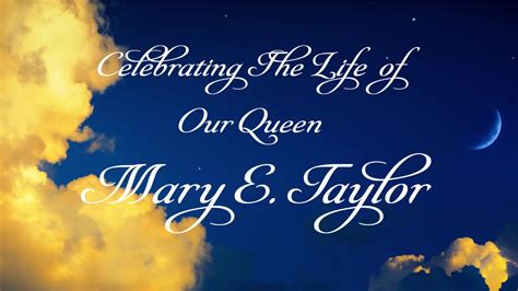 Celebrating The Life of Mary Taylor | By St Mark Missionary Baptist Church