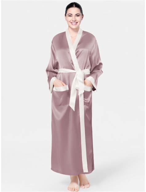 22 Momme Classic Long Mulberry Silk Robe