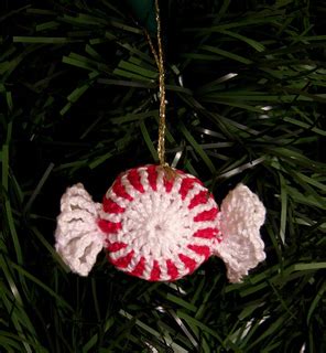 ravelry peppermint candy christmas ornament pattern