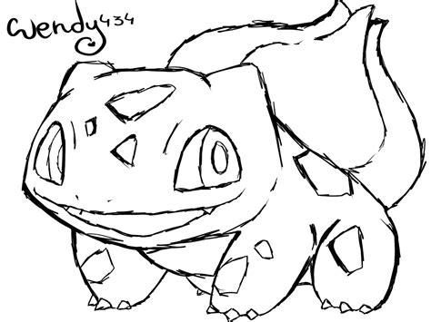 Pokemon Bulbasaur Coloring Pages At Getdrawings Free Download