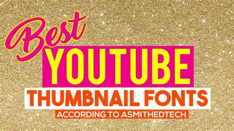 Best Fonts For Youtube Thumbnails That Look Fabulous In Your Videos Creative Market Vrogue